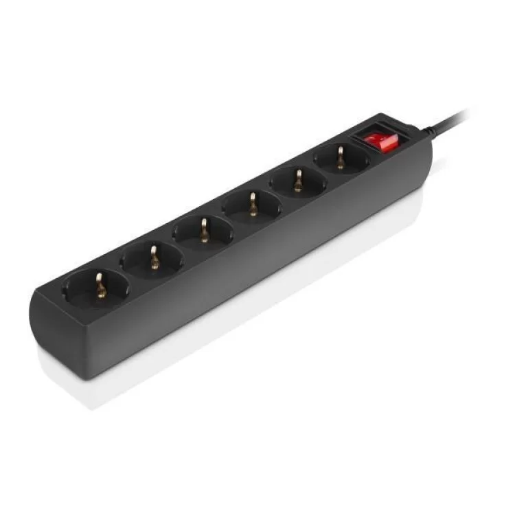 Мережевий фільтр живлення REAL-EL RS-6 Protect M 3m, black (EL122300034) відгуки - зображення 5