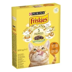 Сухой корм для кошек Purina Friskies с курицей и овощами 300 г (7613031868247)
