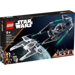 Конструктор LEGO Star Wars Мандалорський винищувач проти Перехоплювача TIE 957 деталей (75348)