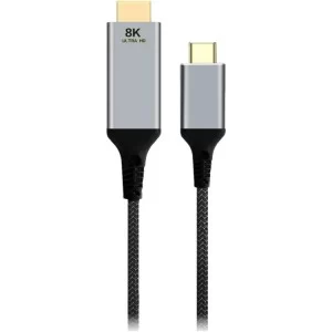 Кабель мультимедійний USB-C to HDMI 2.0m 8K 60Hz Cablexpert (A-CM-HDMIM8K-2M)