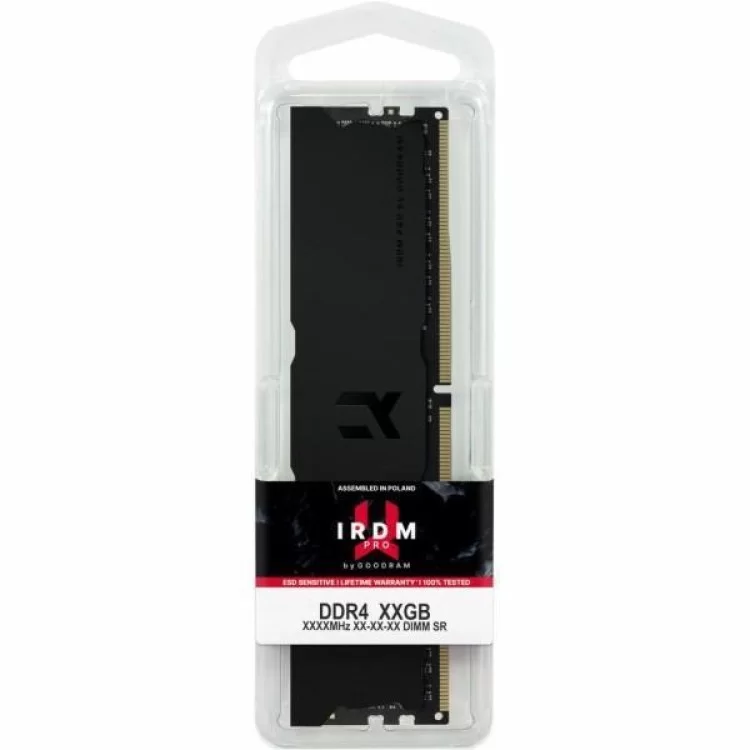 в продаже Модуль памяти для компьютера DDR4 16GB 3600 MHz Iridium Pro Deep Black Goodram (IRP-K3600D4V64L18/16G) - фото 3