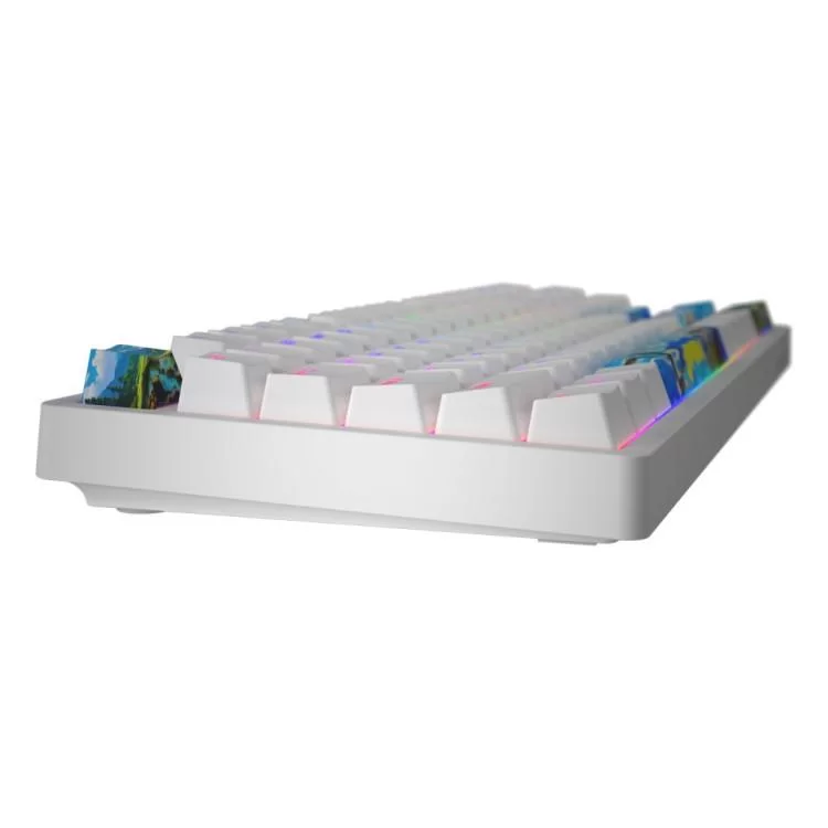 продаємо Клавіатура Hator Rockfall 2 Mecha TKL Authentic Edition Aurum Milky Way Silent USB Fighting Cats (HTK-532) в Україні - фото 4