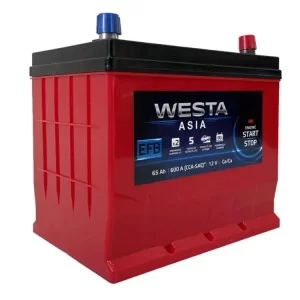 Акумулятор автомобільний Westa 6CT-65 АзЕ ASIA EFB (WAE650)