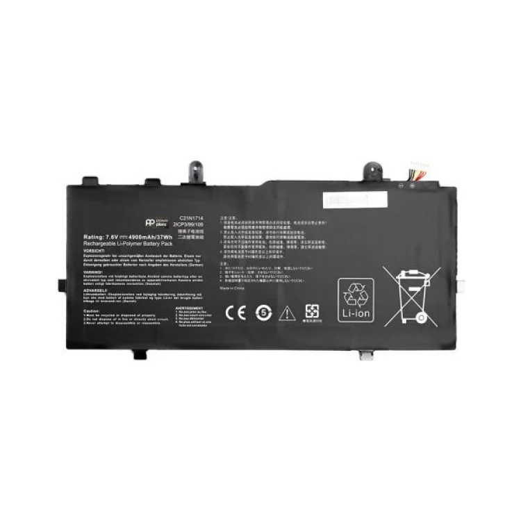 Аккумулятор для ноутбука ASUS VivoBook Flip 14 TP401MA (C21N1714) 7.6V 4900mAh PowerPlant (NB431427)