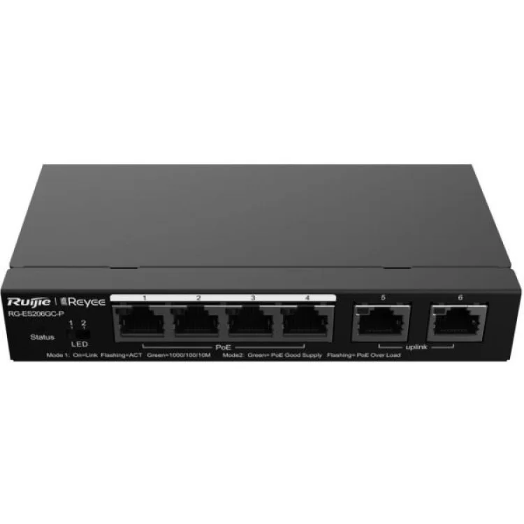 в продажу Комутатор мережевий Ruijie Networks RG-ES206GC-P - фото 3