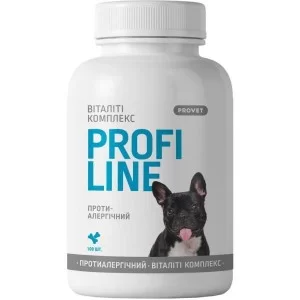 Вітаміни для собак ProVET Віталіті комплекс протиалергічний 100 табл. (4823082431663)