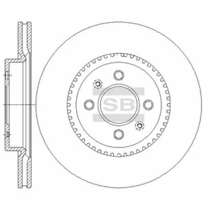 Тормозной диск HI-Q SD2043