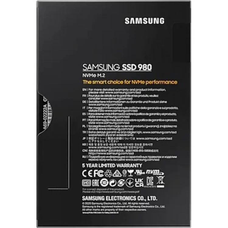 Накопитель SSD M.2 2280 250GB Samsung (MZ-V8V250BW) инструкция - картинка 6