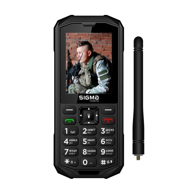 Мобільний телефон Sigma X-treme PA68 WAVE Black (4827798466612) ціна 3 509грн - фотографія 2