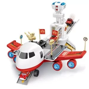 Игровой набор Lunatik Самолет трансформер Пожарный (LNK-FLF5673)