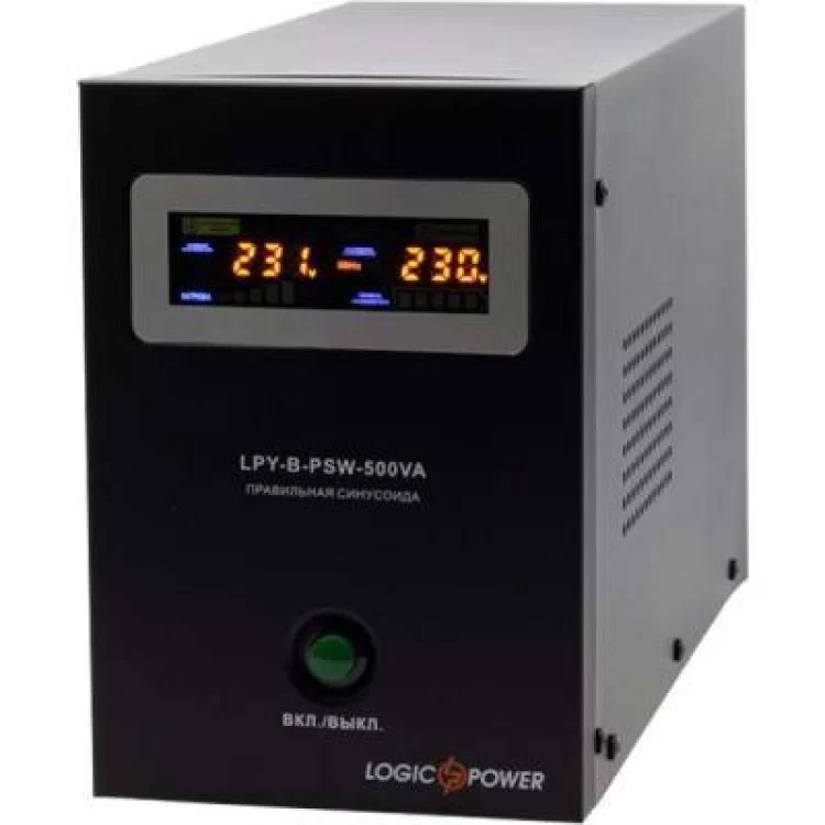 Пристрій безперебійного живлення LogicPower LPY- B - PSW-500VA+, 5А/10А (4149) ціна 5 173грн - фотографія 2
