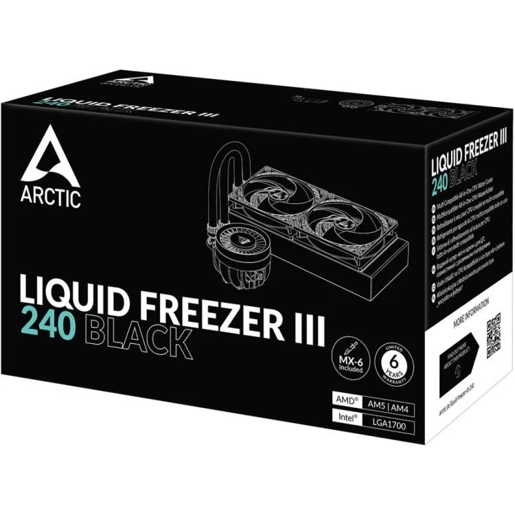 Система жидкостного охлаждения Arctic Liquid Freezer III - 240 Black (ACFRE00134A) инструкция - картинка 6