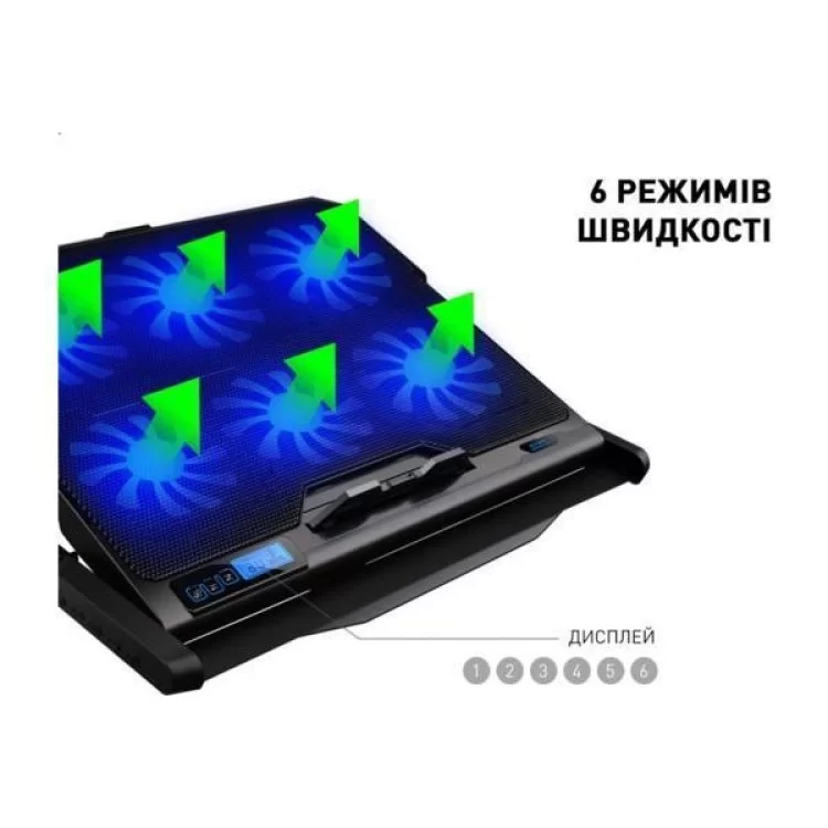 Подставка для ноутбука DYXON FIX COOLING 4 Black (DXNLSFC4B) - фото 9