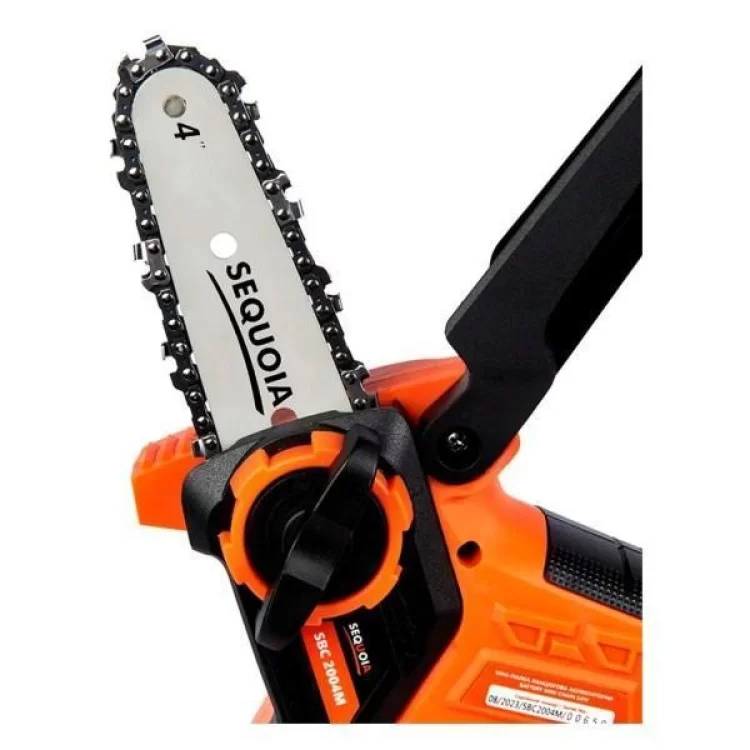 Цепная пила SEQUOIA мини, 20V, 2Ah, шин 10 см (SBC2004M-QV) характеристики - фотография 7