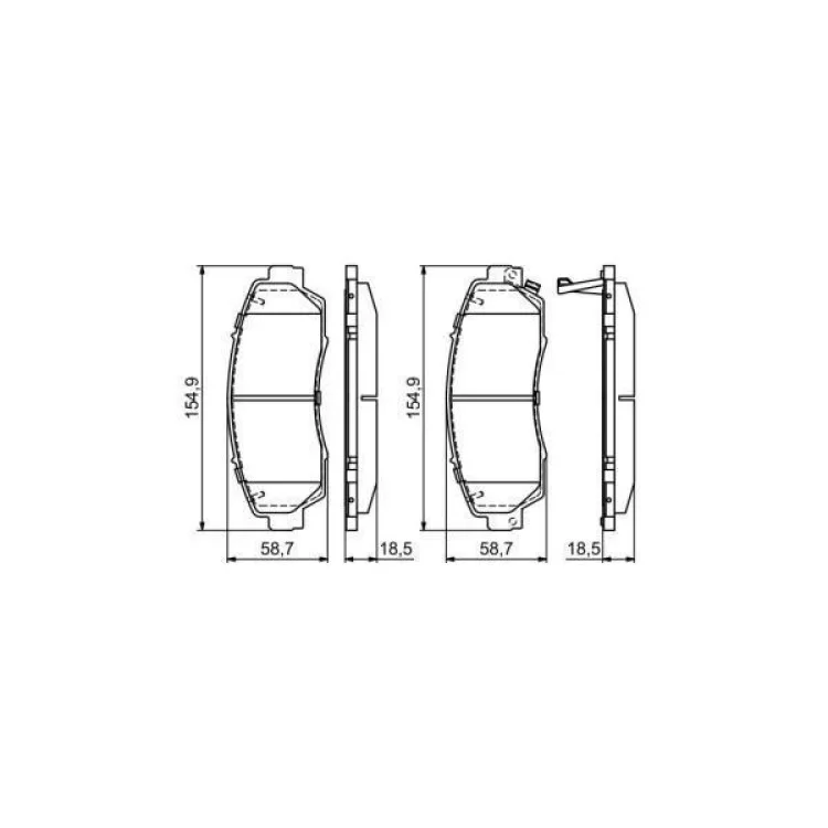 Гальмівні колодки Bosch 0 986 494 685 відгуки - зображення 5