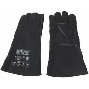 Захисні рукавички Werk замшеві (чорні) з підвіскою (68084)