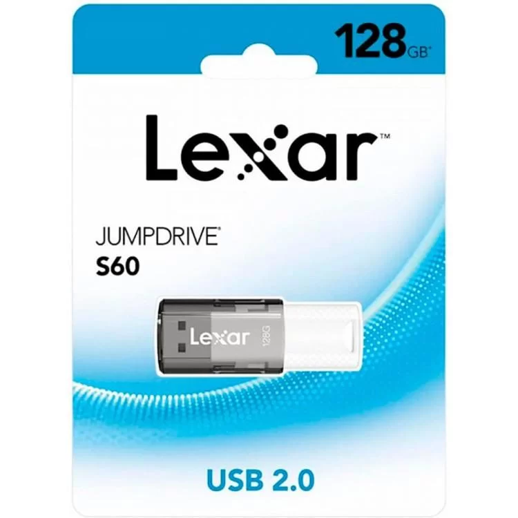 продаем USB флеш накопитель Lexar 128GB S60 USB 2.0 (LJDS060128G-BNBNG) в Украине - фото 4