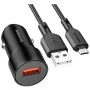 Зарядное устройство BOROFONE BZ19A charger set (Micro) USB-A Black (BZ19AMB)