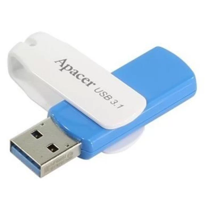 продаємо USB флеш накопичувач Apacer 64GB AH357 Blue USB 3.1 (AP64GAH357U-1) в Україні - фото 4