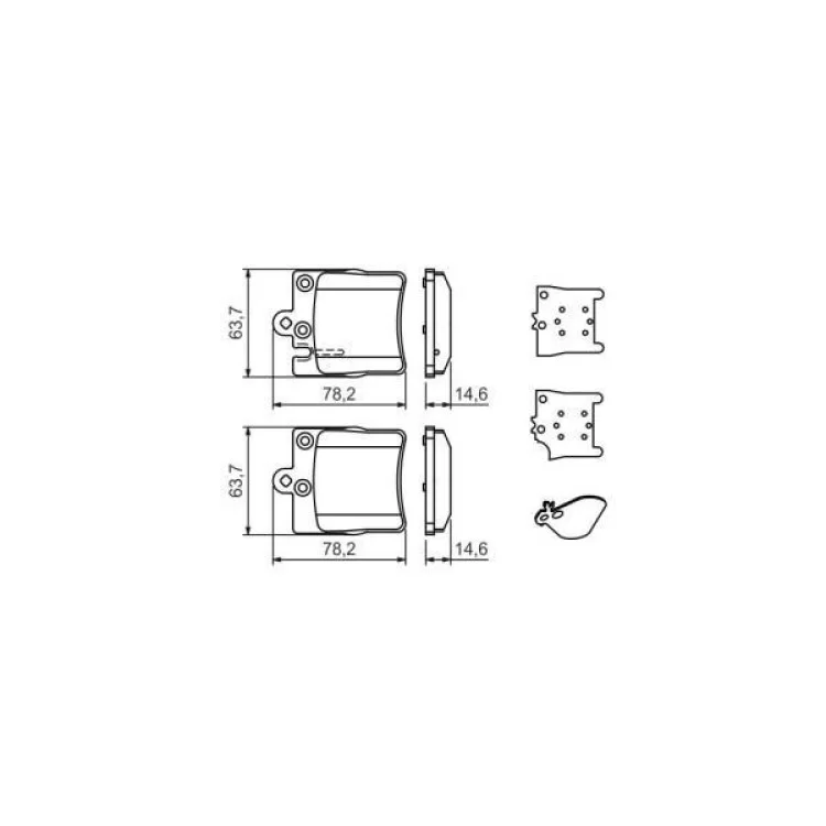 в продаже Тормозные колодки Bosch 0 986 494 022 - фото 3