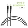 Дата кабель Type-C to Lightning 1.2m CBFLEXTL1 18W black Intaleo (1283126542459)