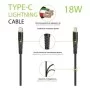 Дата кабель Type-C to Lightning 1.2m CBFLEXTL1 18W black Intaleo (1283126542459)