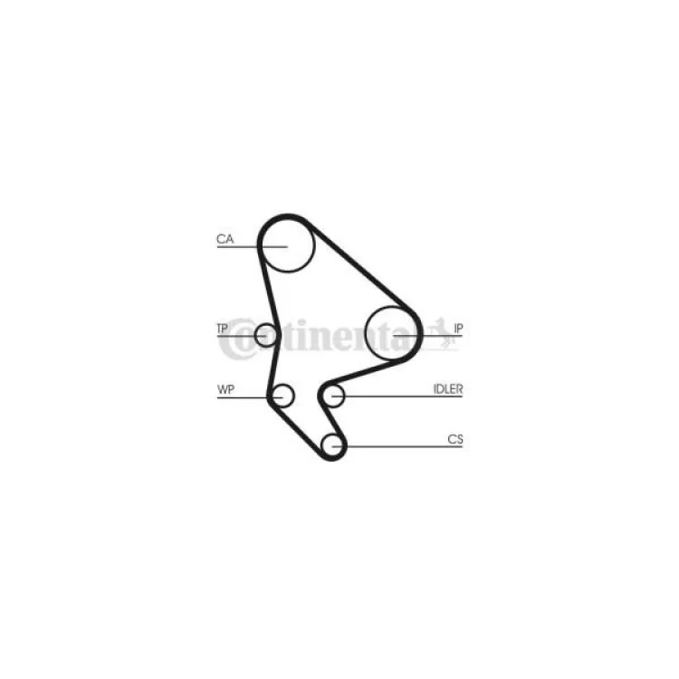 Ремінь ГРМ CONTITECH CT987 ціна 1 083грн - фотографія 2