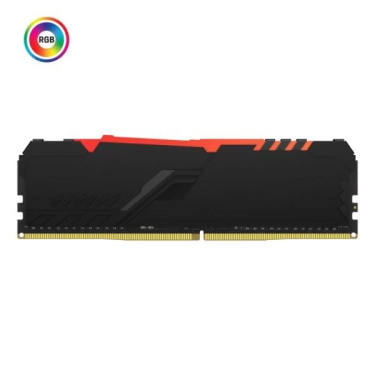 Модуль памяти для компьютера DDR4 8GB 3600 MHz Fury Beast RGB Kingston Fury (ex.HyperX) (KF436C17BBA/8) цена 1 538грн - фотография 2