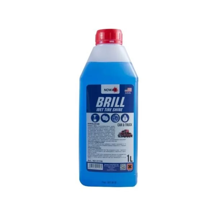 Автополіроль NOWAX BRILL WET TIRE SHINE 1 л (NX01156)