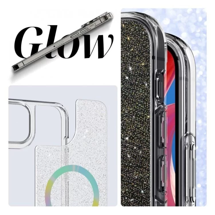 Чохол до мобільного телефона Armorstandart Glow Magsafe Apple iPhone 14 Pro Transparent (ARM69724) відгуки - зображення 5