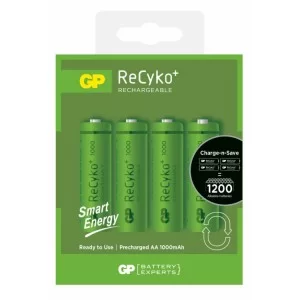 Аккумулятор Gp AA 100AAHCE-2GB4 ReCyko+ Smart Energy 1000 mAh * 4 (NiMn) (100AAHCE / 4891199145452)