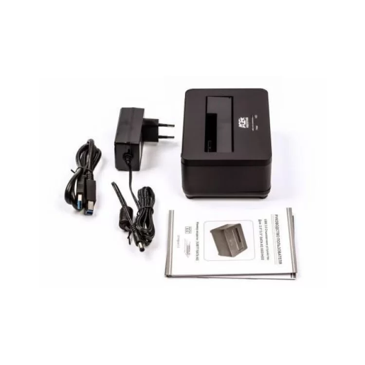 в продажу Док-станція для накопичувачів AgeStar USB3.0 black (3UBT7 (Black)) - фото 3