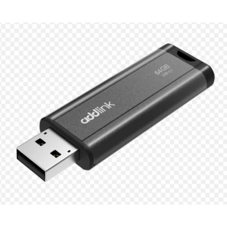 USB флеш накопитель AddLink 64GB U65 Gray USB 3.1 (ad64GBU65G3) цена 626грн - фотография 2