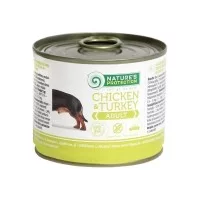 Консерви для собак Nature's Protection Adult Chicken&Turkey 200 г (KIK24522)