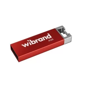USB флеш накопичувач Wibrand 4GB Chameleon Red USB 2.0 (WI2.0/CH4U6R)