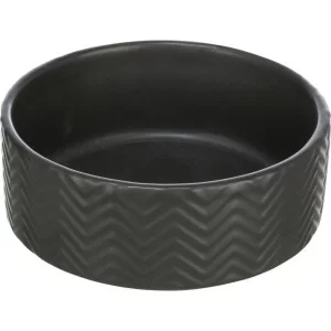 Посуда для собак Trixie Миска керамическая 1.6 л/20 см (черная) (4047974250228)