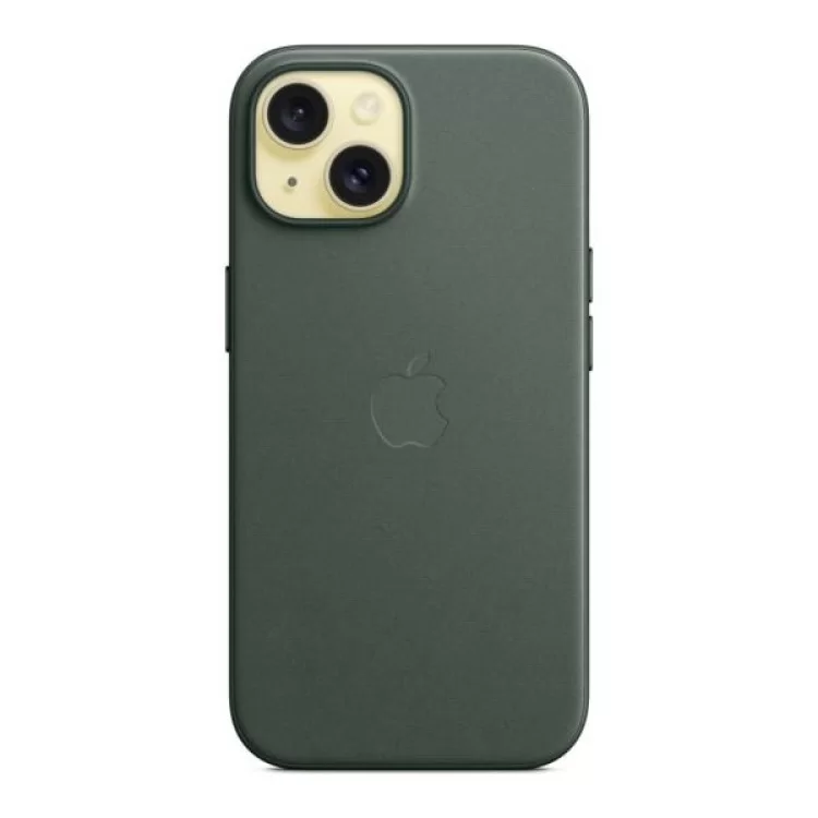 в продаже Чехол для мобильного телефона Apple iPhone 15 FineWoven Case with MagSafe Evergreen (MT3J3ZM/A) - фото 3