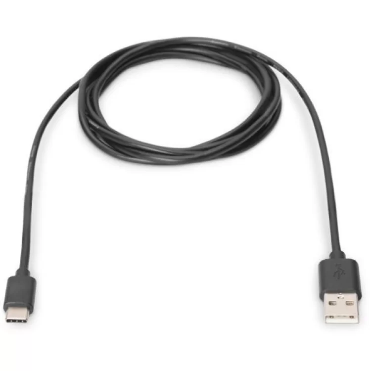 в продажу Дата кабель USB 2.0 AM to Type-C 1.8m Digitus (AK-300136-018-S) - фото 3