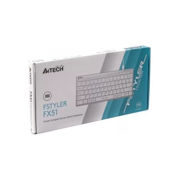 Клавіатура A4Tech FX51 USB White відгуки - зображення 5