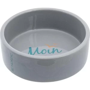 Посуд для собак Trixie Миска керамічна BE NORDIC 1.4 л/20 см (сіра) (4011905243559)