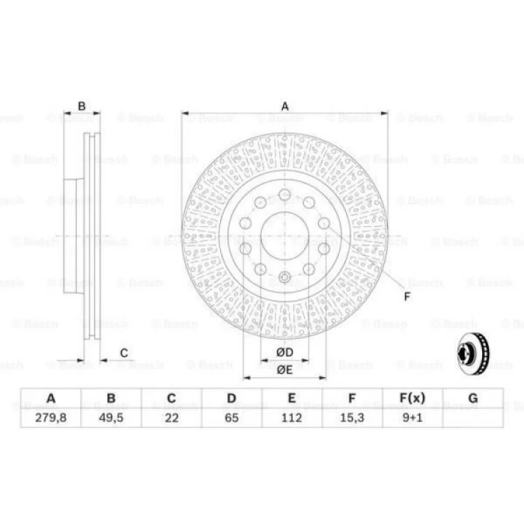 Тормозной диск Bosch 0 986 479 940 отзывы - изображение 5