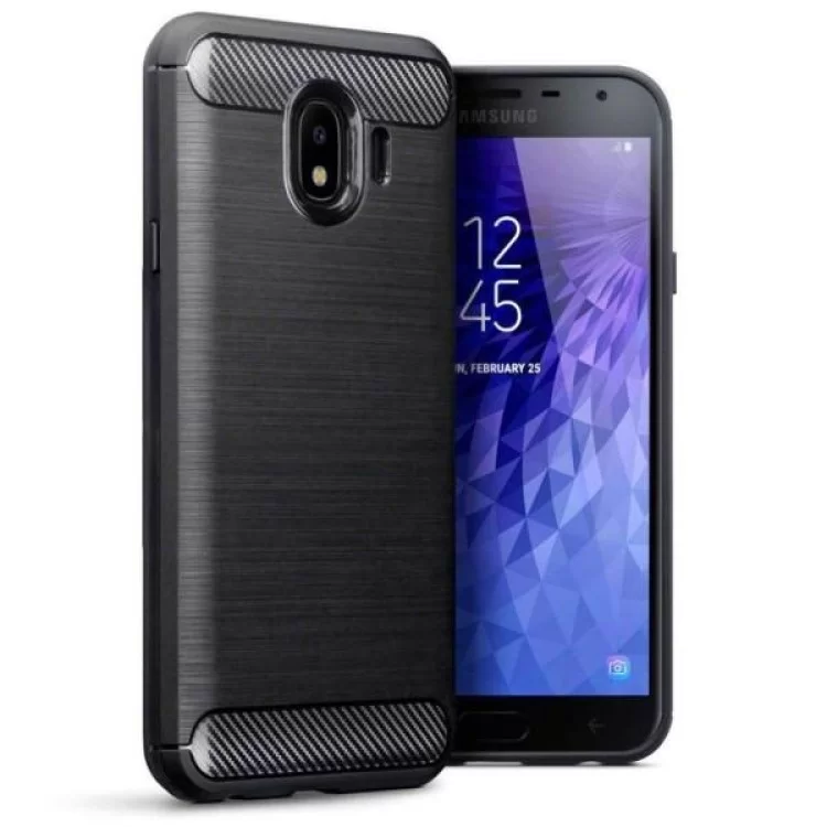 Чохол до мобільного телефона Laudtec для Samsung J4/J400 Carbon Fiber (Black) (LT-J400F) ціна 54грн - фотографія 2