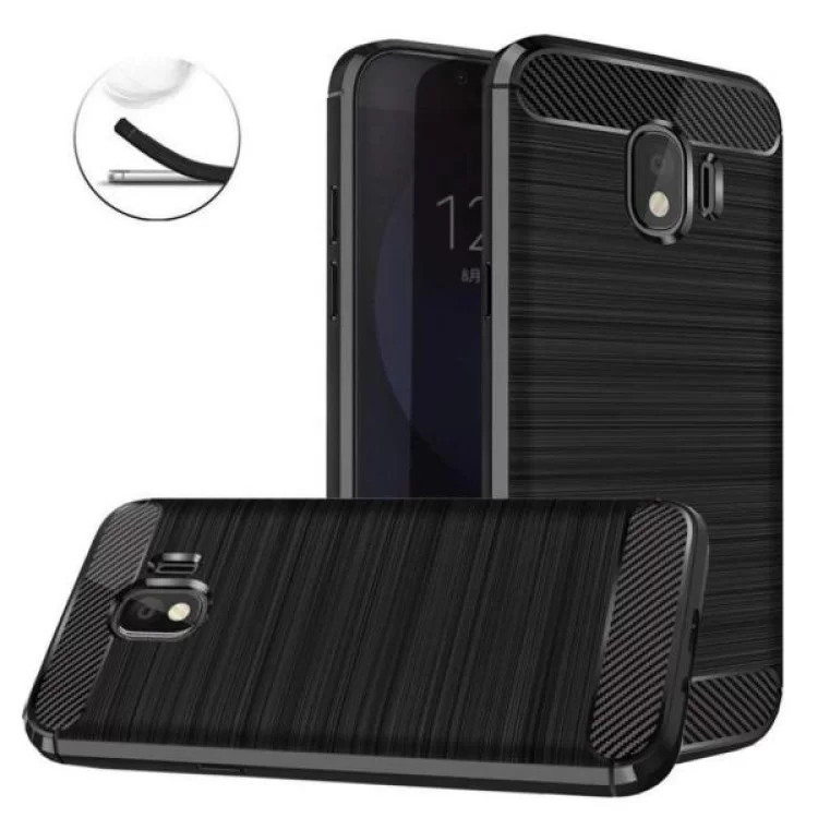 в продажу Чохол до мобільного телефона Laudtec для Samsung J4/J400 Carbon Fiber (Black) (LT-J400F) - фото 3