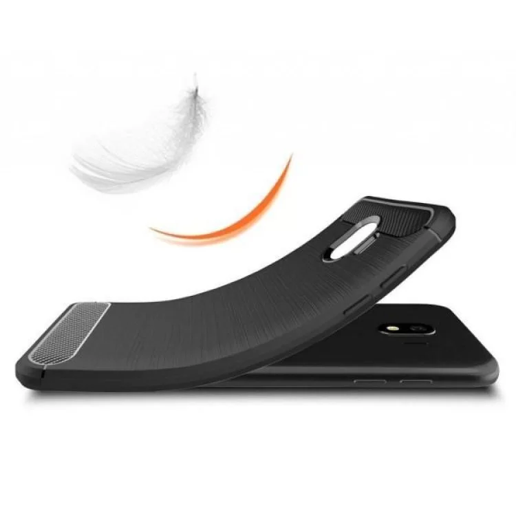 Чохол до мобільного телефона Laudtec для Samsung J4/J400 Carbon Fiber (Black) (LT-J400F) відгуки - зображення 5