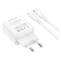 Зарядний пристрій BOROFONE BA77A charger set (C to iP) White (6941991101281)