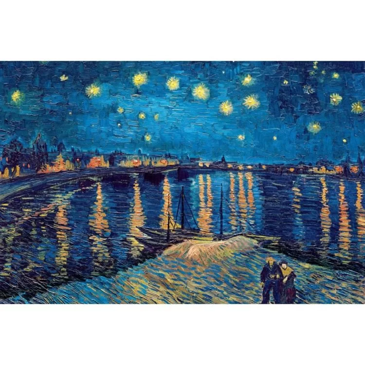 Пазл Eurographics Зоряна ніч над Роною Вінсент ван Гог 1000 елементів (6000-5708) ціна 1 225грн - фотографія 2