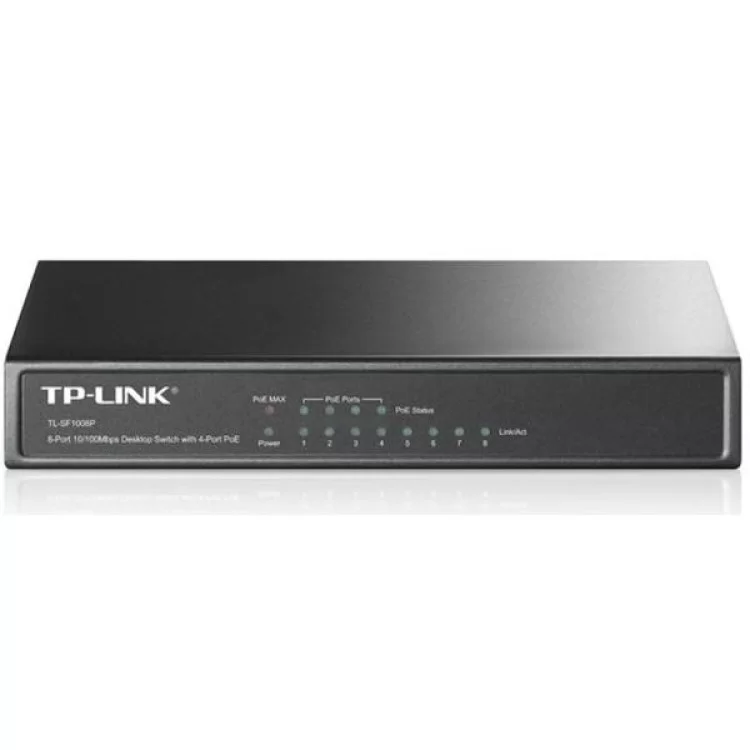 Комутатор мережевий TP-Link TL-SF1008P ціна 2 496грн - фотографія 2