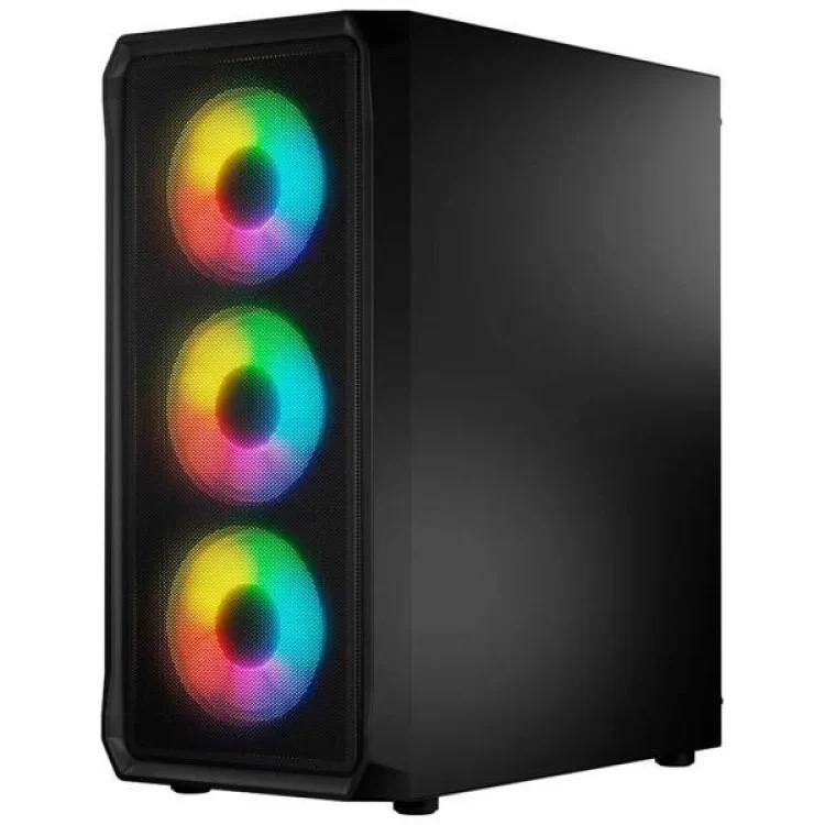 Корпус Logic concept PORTOS MESH+GLASS ARGB fans 4x120mm BLACK (AT-PORTOS-10-0000000-0002) ціна 4 711грн - фотографія 2