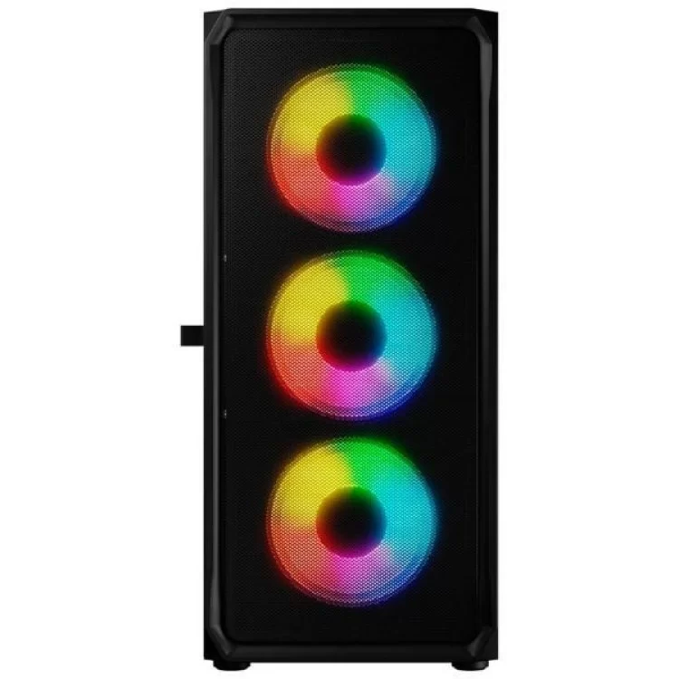 в продажу Корпус Logic concept PORTOS MESH+GLASS ARGB fans 4x120mm BLACK (AT-PORTOS-10-0000000-0002) - фото 3