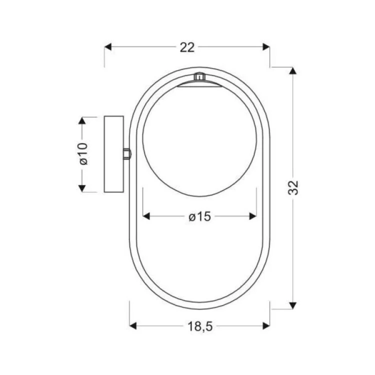 Бра Candellux 21-10179 Cordel (21-10179) - фото 9